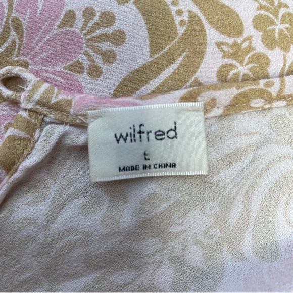 Aritzia Wilfred Boho Cottagecore Minimalist Clarissa Puff Sleeve Size Large - Picture 15 of 16